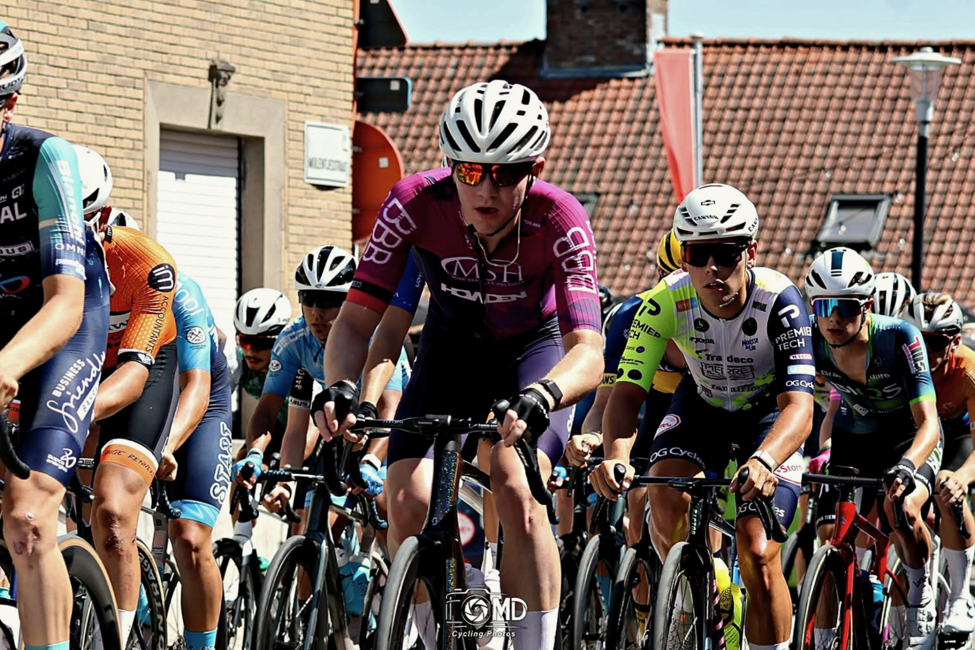 CDF riders during the Belgium racing block