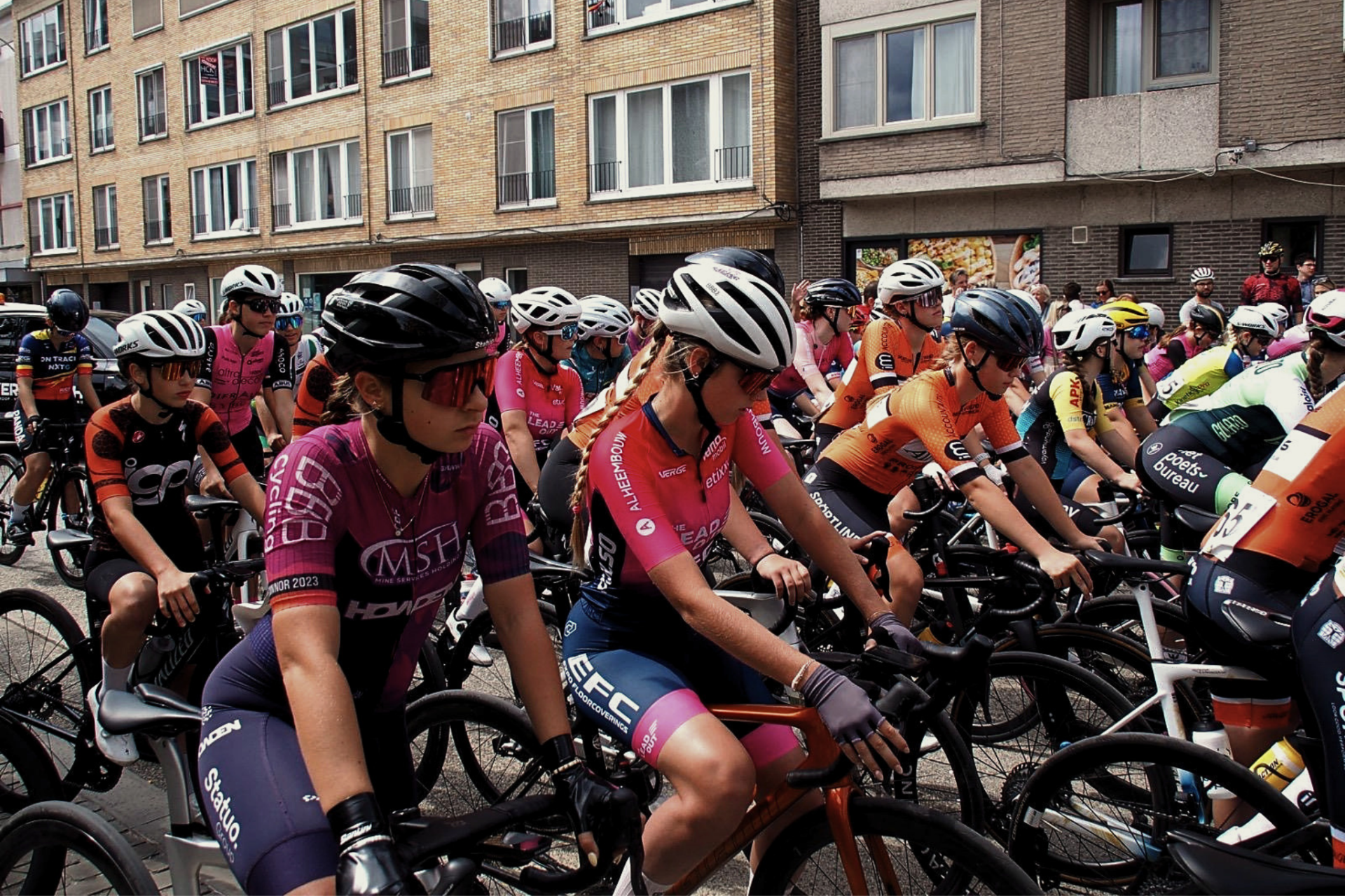 CDF Racing Program riders during their Belgium tour