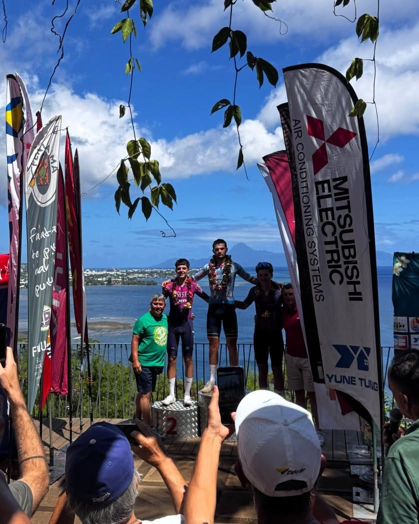 CDF Racing during the Tahiti stage race