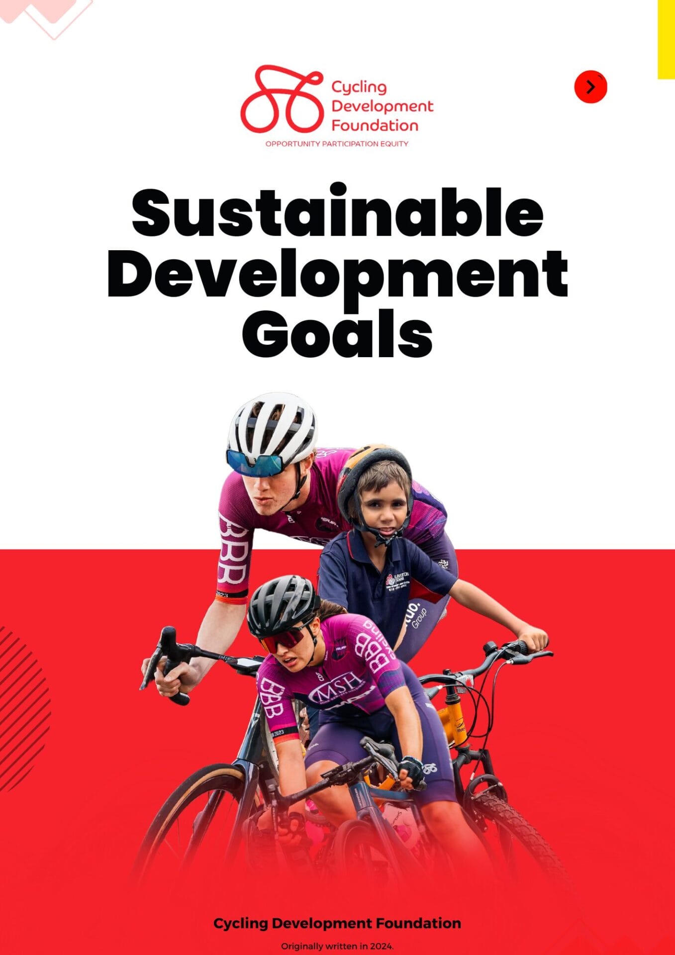 CDF Sustainable Development Goals document cover