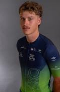 Donovan Mackie in his 2026 professional cycling team kit